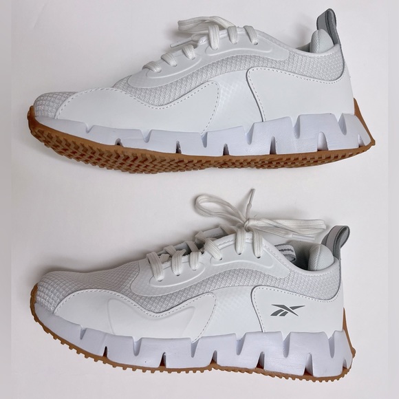 NWT REEBOK Zig Dynamica women’s Shoes white and Orange No box - Picture 10 of 16